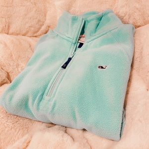 Vineyard Vines Turquoise Quarter Zip